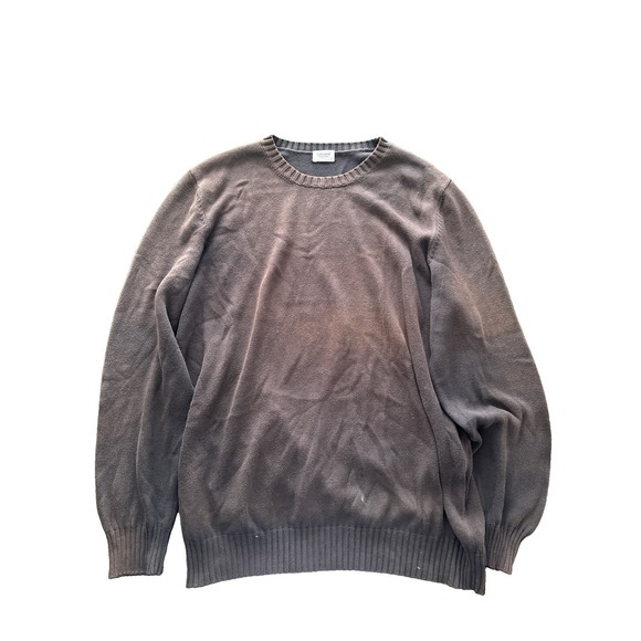 Ghiaia Other - Ghiaia Jumper Set-in Sleeves Brown Cotton Knitted Vintage Faded Mens XL